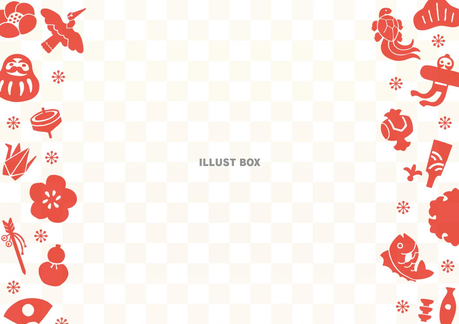 お正月イメージ 背景素材 04のイラスト素材FYI03409187ストックフォトの Qlean Market キュリンマーケット