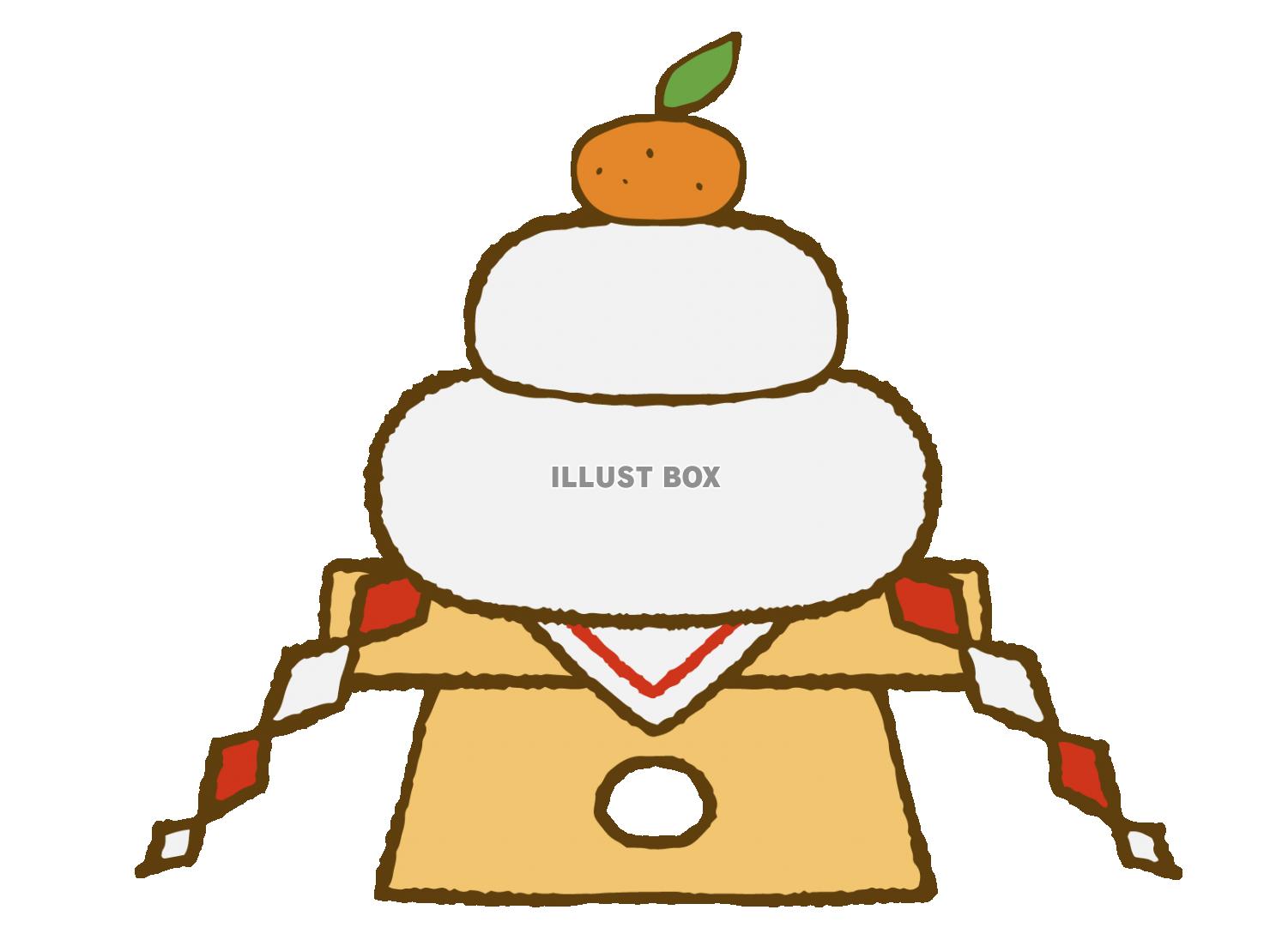 お餅 かわいい」のイラスト素材・ベクター画像 - イメージマートimagemart