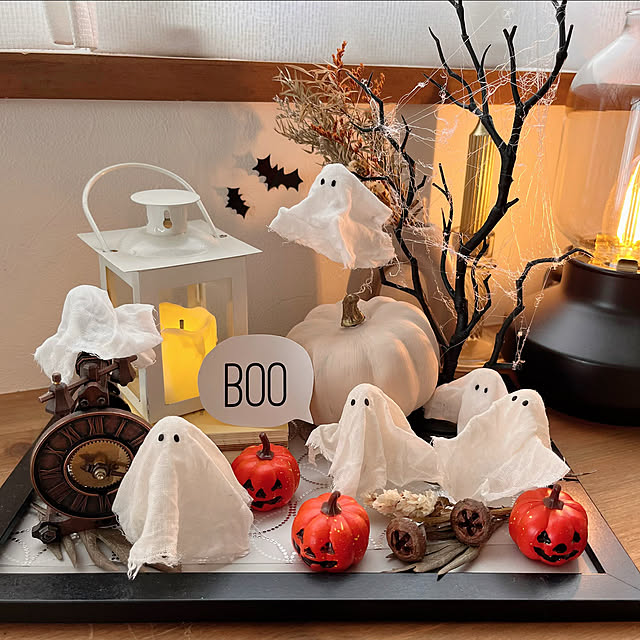 カフェ風 ハロウィンディスプレイのおしゃれなインテリア・部屋・家具の実例RoomClip ルームクリップ