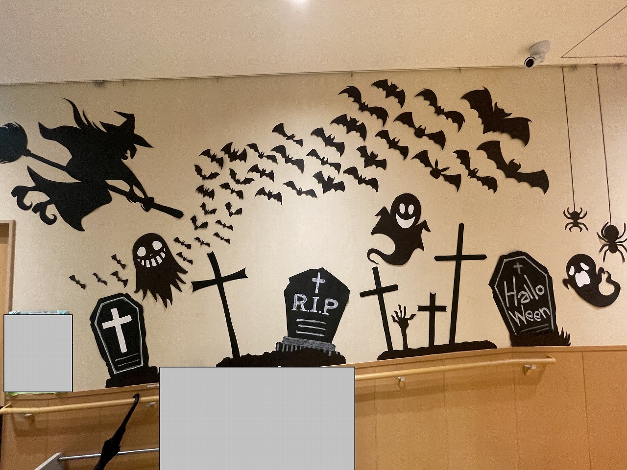 壁面飾り 大きなお城のハロウィン