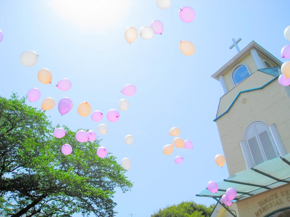 バルーンリリースセット 卒業式や結婚式の一生の思い出に感動の演出