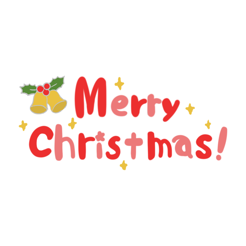 クリスマスツリー クリスマス会・文字 」のフリータイトルイラストイラストわくわくBOX