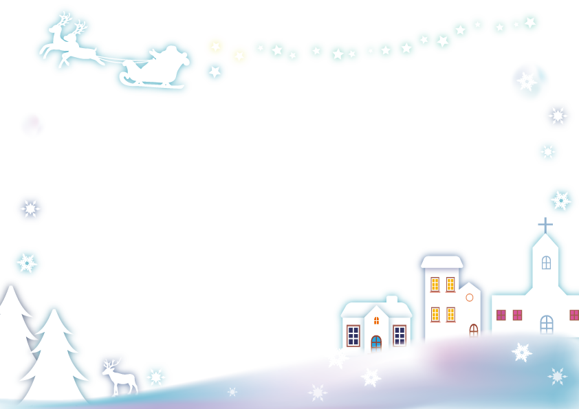 空駆けるサンタクロースのイラスト – EVENTs Design