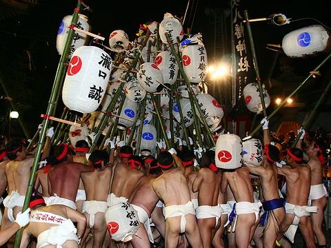 吉原神社の地口行灯2011