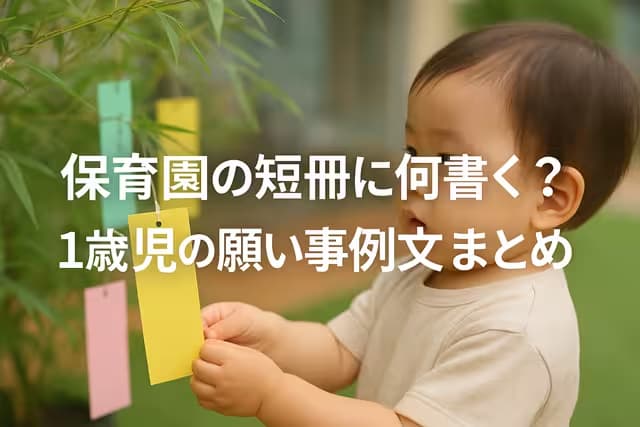 七夕の願い事を幼稚園から親も短冊に書いてと言われた！なんて書く？komimibanashi