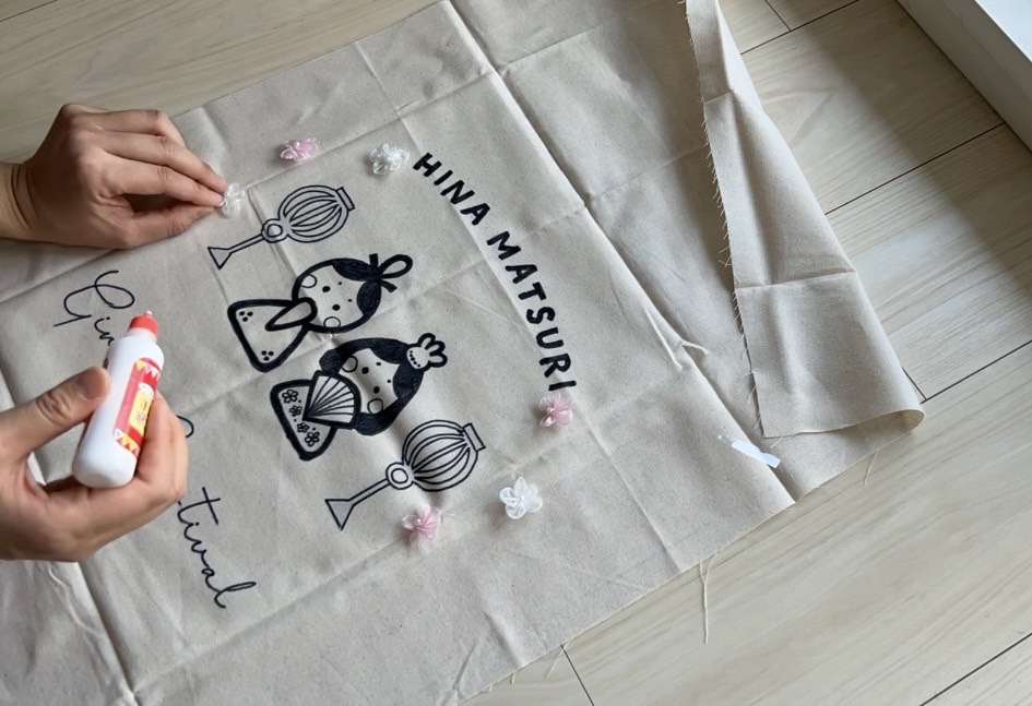 ひな祭りの飾り付けに手作り「タペストリー」無料テンプレートARCH DAYS