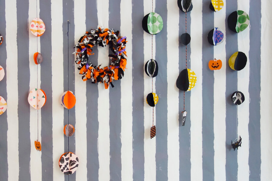 ハロウィンの飾り付けは手作りで！折り紙や切り絵でおしゃれに飾ろう☆kodomoto