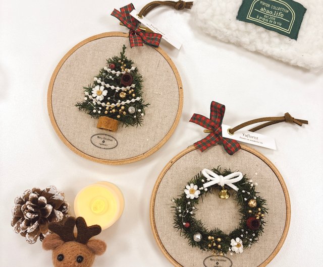 クリスマスの吊るし飾り