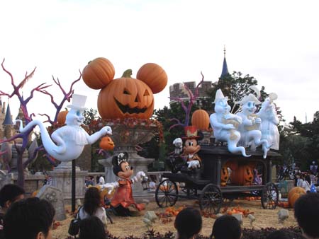 ハロウィン夜景散歩②☆ ディズニーシー風景写真 ☆