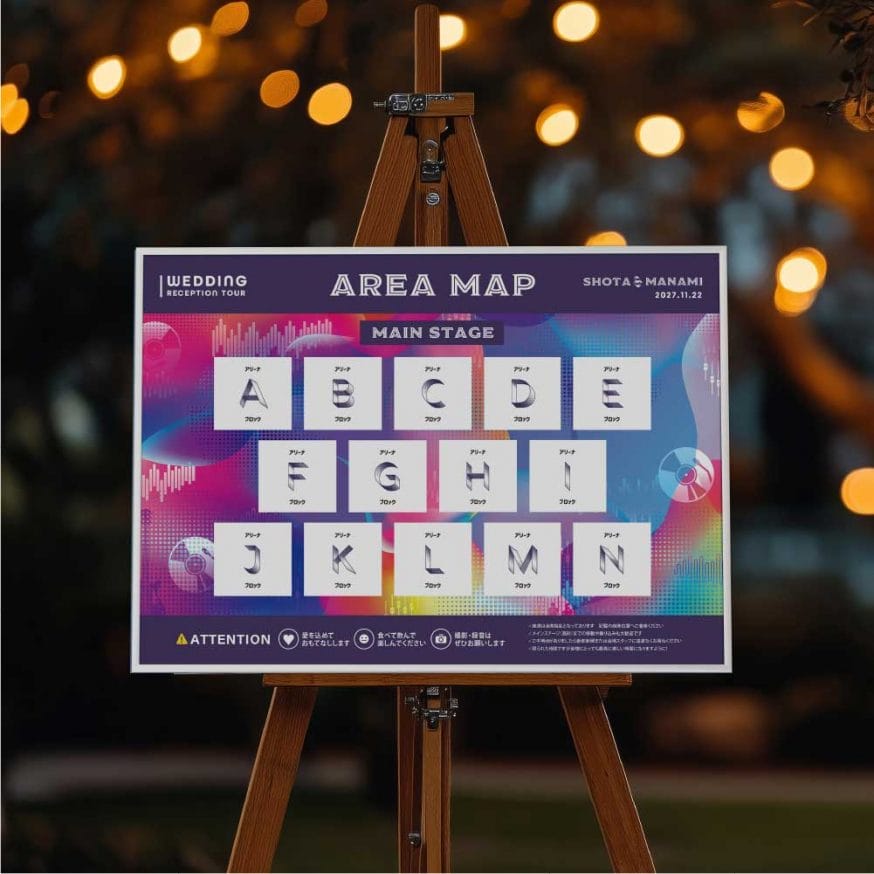 音楽フェスがテーマ！ワクワク感とこだわり満載のプロフィールブック - おしゃれな結婚式を綴るコラム ファルベ