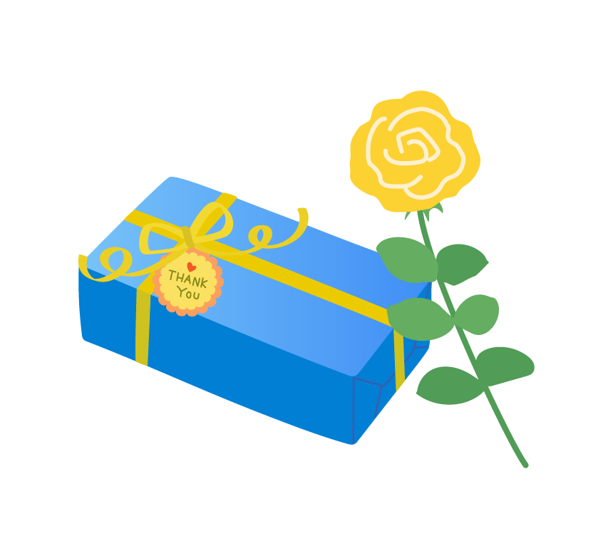 父の日のプレゼントのイラスト無料のフリー素材 イラストエイト