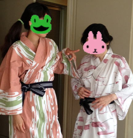 旅館浴衣帯結びTikTok