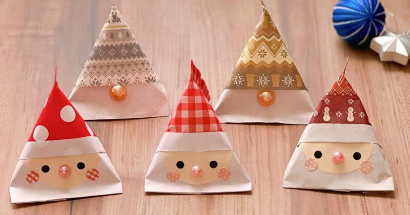 簡単に作れる折り紙のクリスマス飾りレシピ集♪ サンタやトナカイ、ツリーまで！Craftie Style