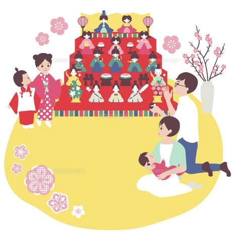 雛壇のイラスト 三段飾り用高品質の無料イラスト素材集のイラサポフリ