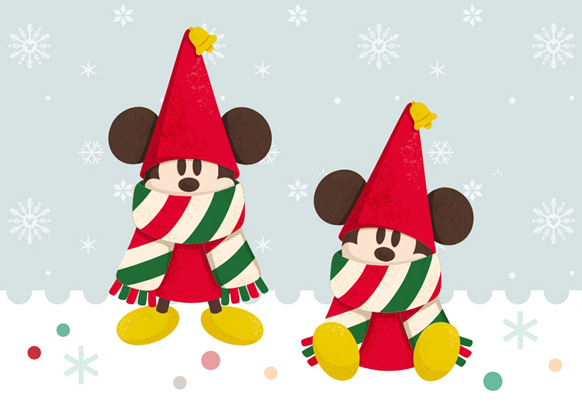 ディズニークリスマスiPhone スマホ壁紙ギャラリ