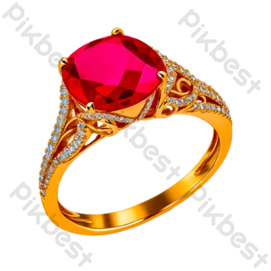 リングプロポーズジュエリーボックス素材装飾パターンイラスト素材透過、PNGフリー画像ダウンロード - Pngtree