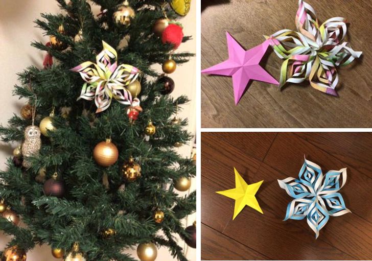 クリスマス折り紙 星形のサンタクロース🎅How to make paper Santa Claus 산타 Christmas サンタ 圣诞节 星Star 折り方 おりがみ origami 紙 종이 – Origami hana's channel行事・イベントの折り紙