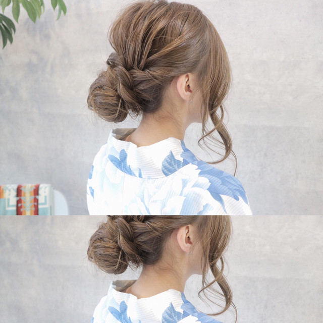 お団子ウィッグ シュシュ ガール ふんわり かわいい 女性 レディース つけ毛 髪型 超自然 簡単 使いやすい ポイントウィッグ オシャレ 盛り髪着物 結婚式 パーティー 花火 メール便 送料無料 -STARABA - プレゼント＆ギフトのギフトモール