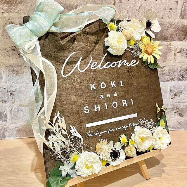 なぞるだけの花嫁DIY！「写真ウエルカムボード」の作り方ゼクシィ