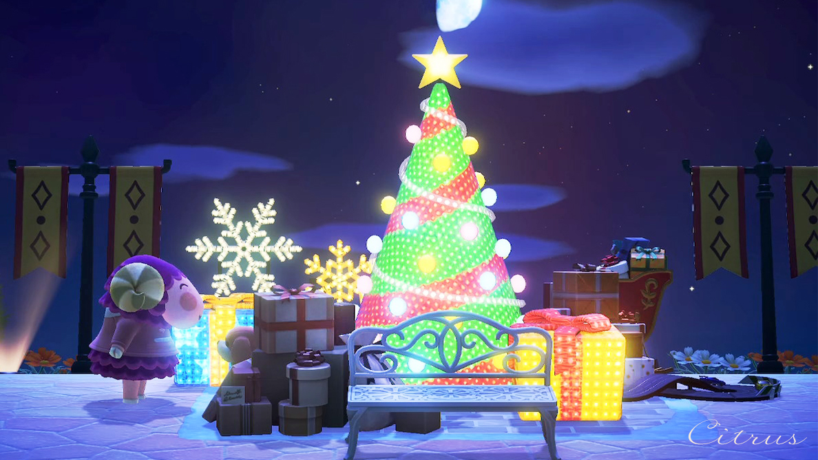 あつ森 おおきなクリスマスツリーの入手方法・DIYレシピ・リメイクできる？ 攻略 おでかけ暮らし