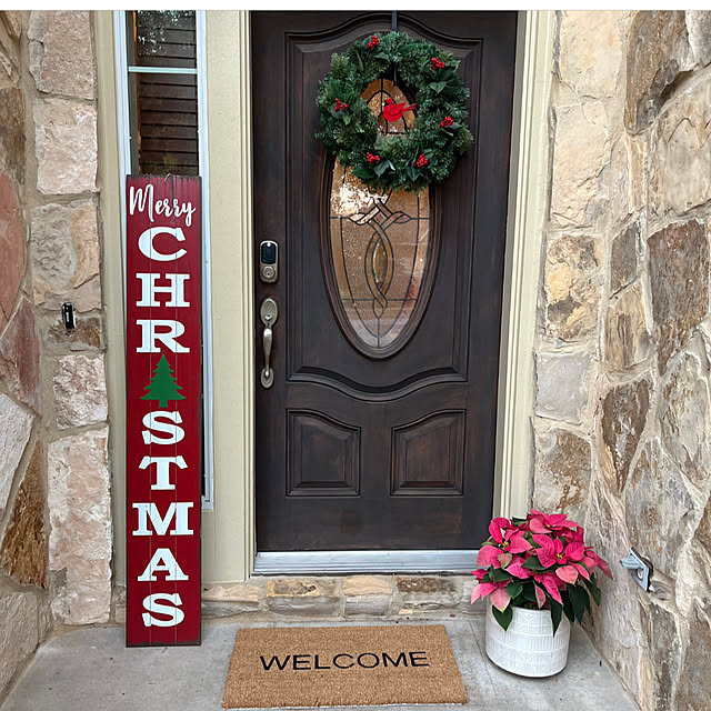 クリスマスバージョン １２月のウエルカムボードが完成しました！丸和不動産 社長ブログ