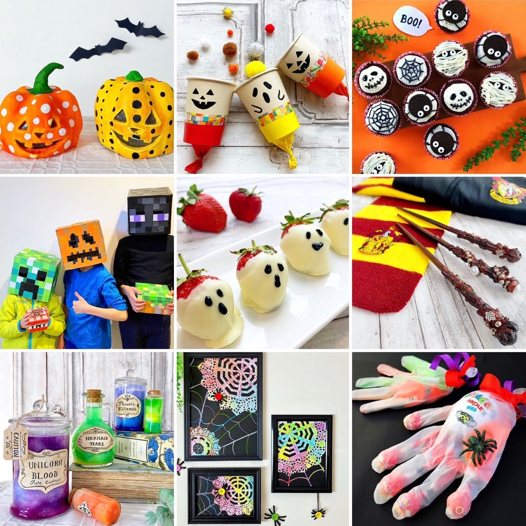 ハロウィーンのお菓子入れ、紙皿や牛乳パックで簡単製作みんなの幼児と保育