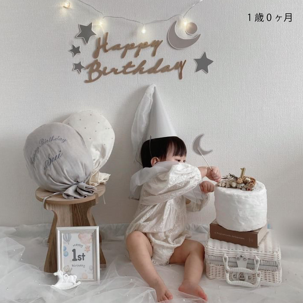 ✽NEW✽party hatNoëlチュール付きベロア生地 ベビークラウンパーティーハットフェアリーハット