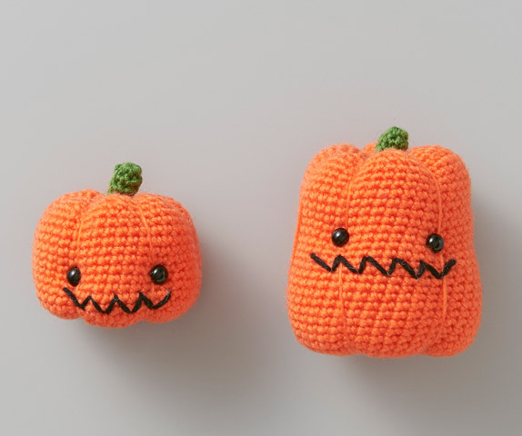 無料編み図 ハロウィンかぼちゃの作り方 : Crochet with Ricky