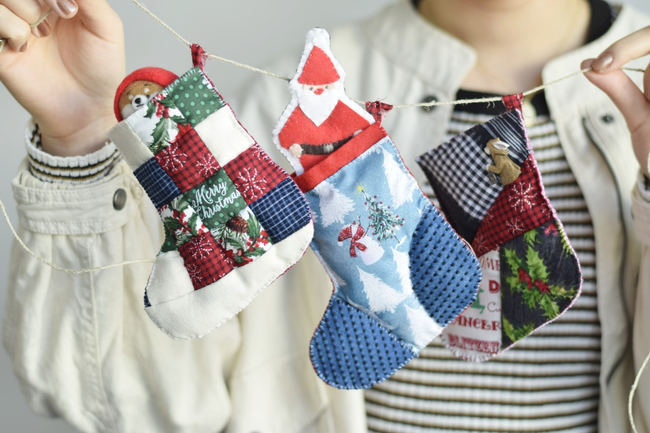 フェルト工作キット クリスマスの靴下を作ろう！ クリスマス工作イベントアイデアイベント工作キットの「たのつく」