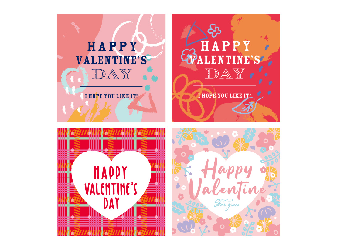 ハッピーバレンタインのイラスト素材3734956- PIXTA