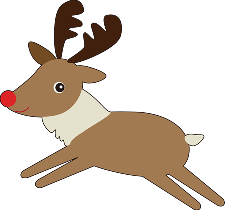首をかしげるトナカイ かわいいクリスマスイラスト無料 フリー89646素材Good