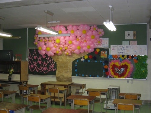 桜 壁面 飾り 春 卒業式 卒園式 ひな祭り 木製風