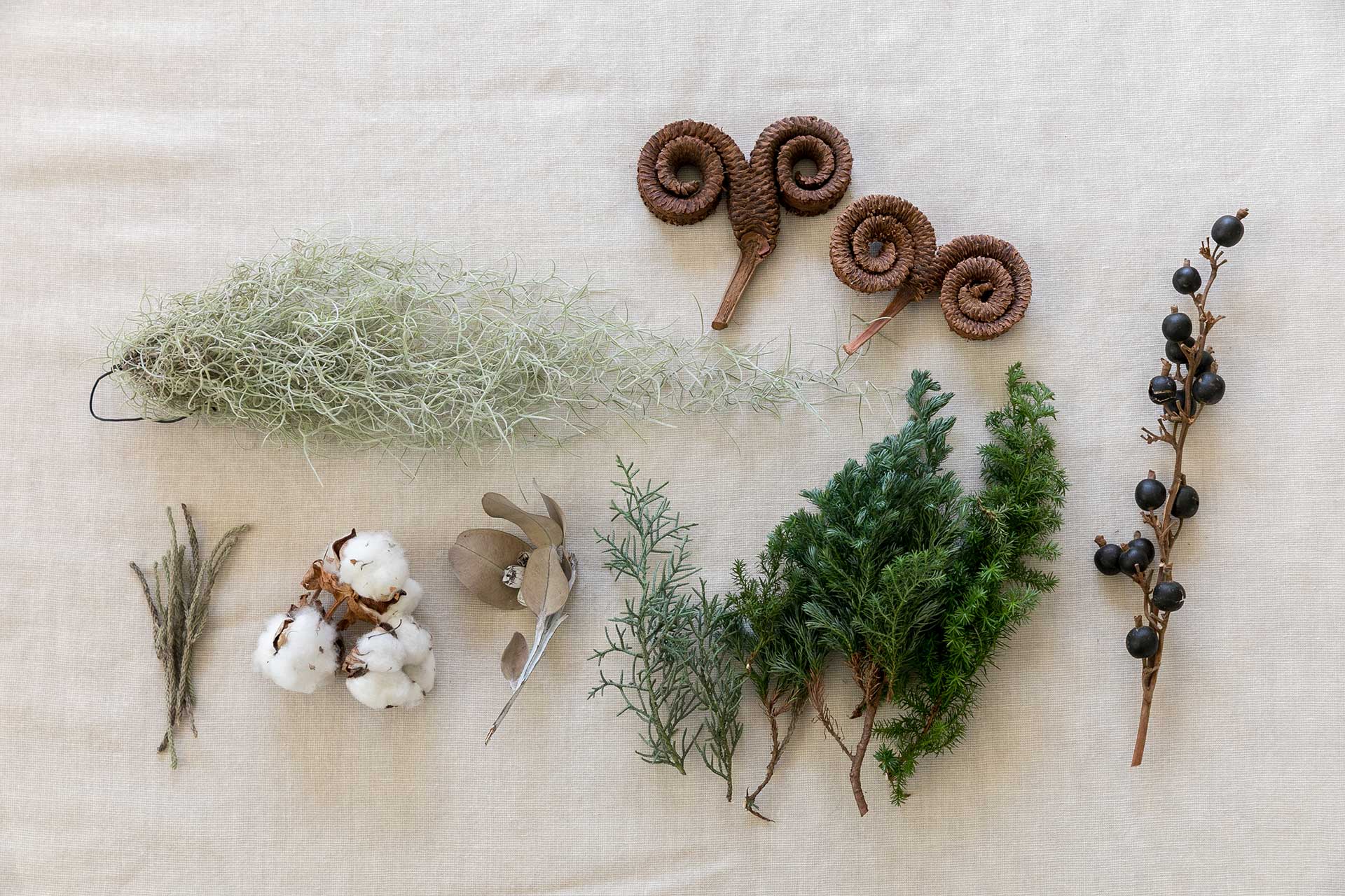 ◎森のスワッグ♪ハンドメイド クリスマスリース クリスマススワッグ材料セット - メルカリ