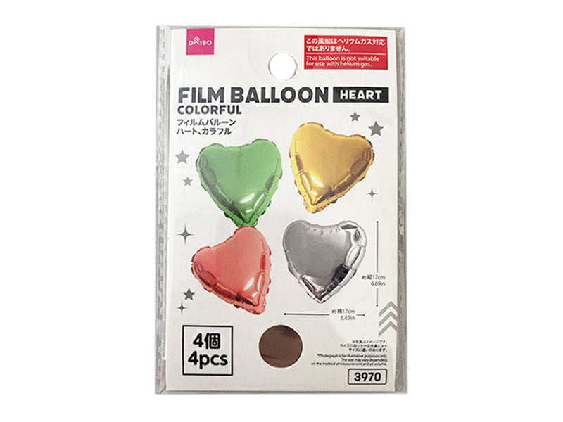 ダイソー フィルムバルーンハート膨らませ方TikTok