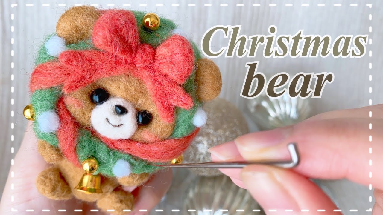 フェルトクリスマスリース