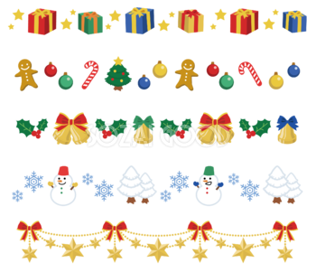 可愛いクリスマスアイコンセット無料フリーイラスト素材集 Frame illust