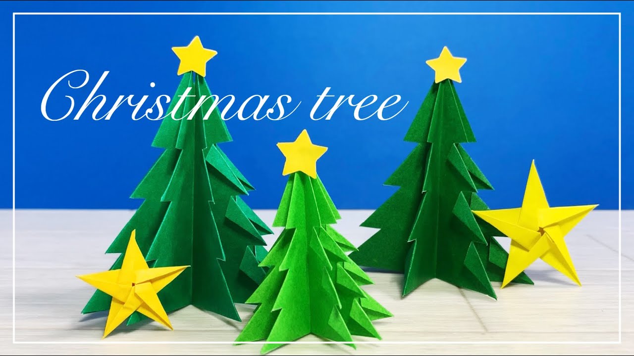 折り紙手芸「クリスマスツリー」の作り方ぬくもり