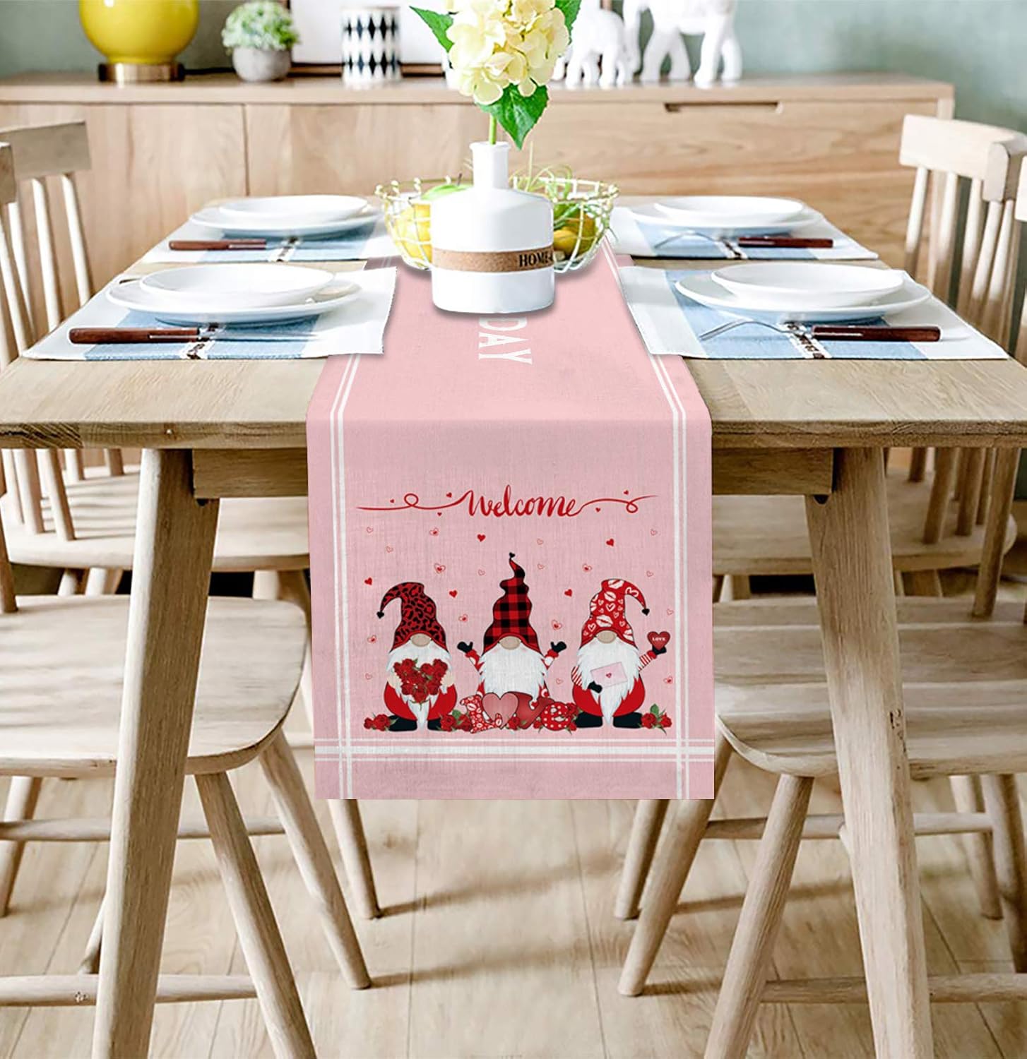 豪華な紫とピンクの花柄テーブルランナー - 素晴らしいエレガンスでイベントを盛り上げます – ValarFlowers