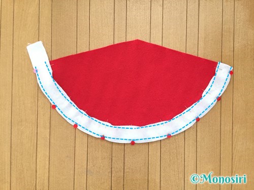 色画用紙で クリスマス帽子 を作ろう