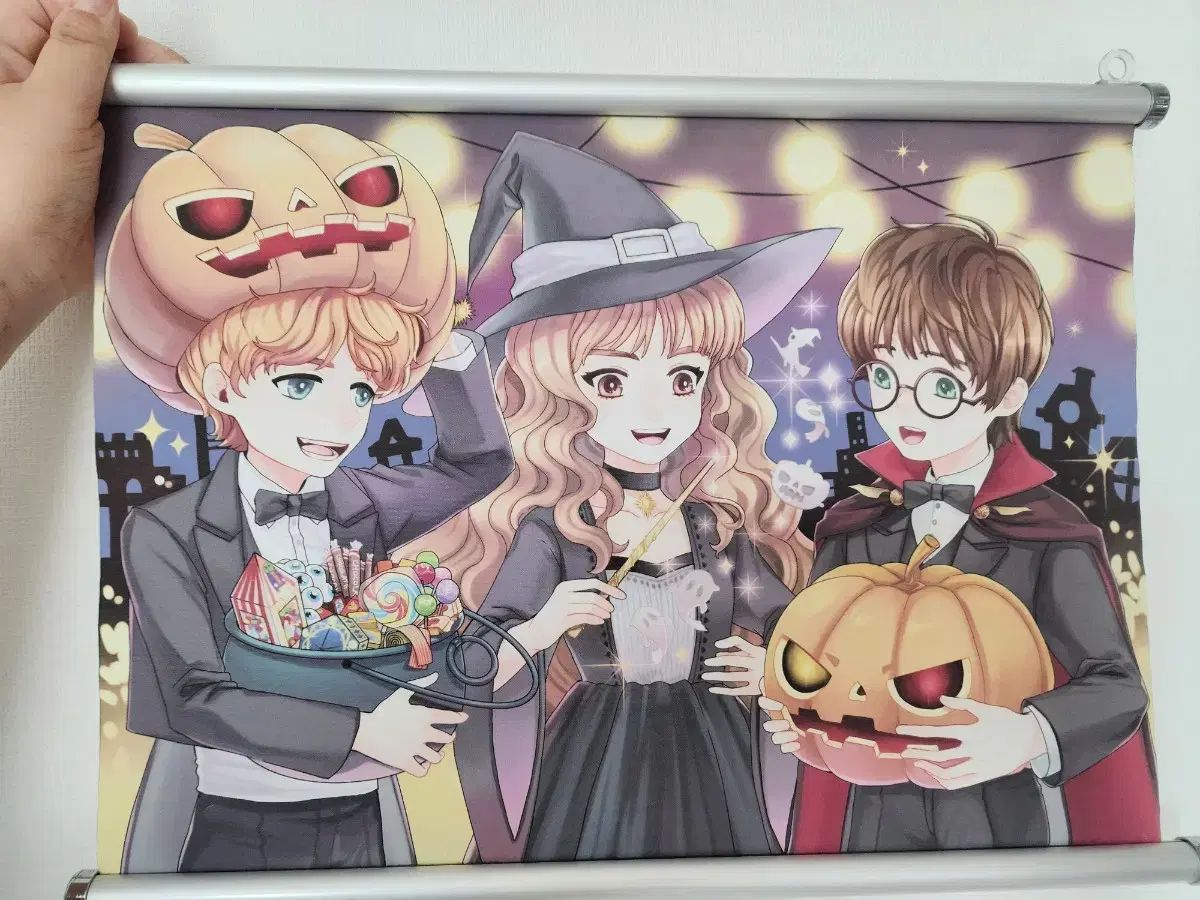 クリアボードハロウィン＜お名前入り＞クリアポスターAmmyMade