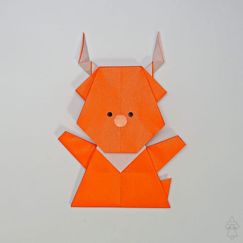 簡単トナカイの折り方とサンタとの楽しい製作