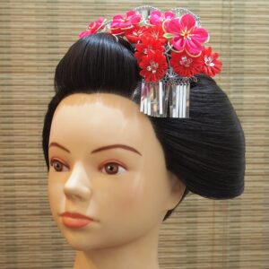 2023七五三日本髪ヘアセット：桃割れ：L192507323アンゼロ UNZELO のヘアスタイルホットペッパービューティ