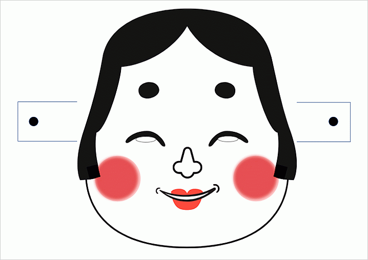 お面をかぶった男の子 お祭りのイラスト素材41934655- PIXTA