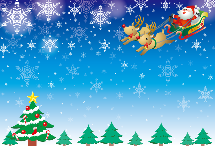 クリスマス1のイラスト商用可・フリーイラスト素材ソコスト