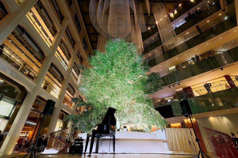 東京駅と丸の内イルミネーション2017フルーツパフェとアフタヌーンティ