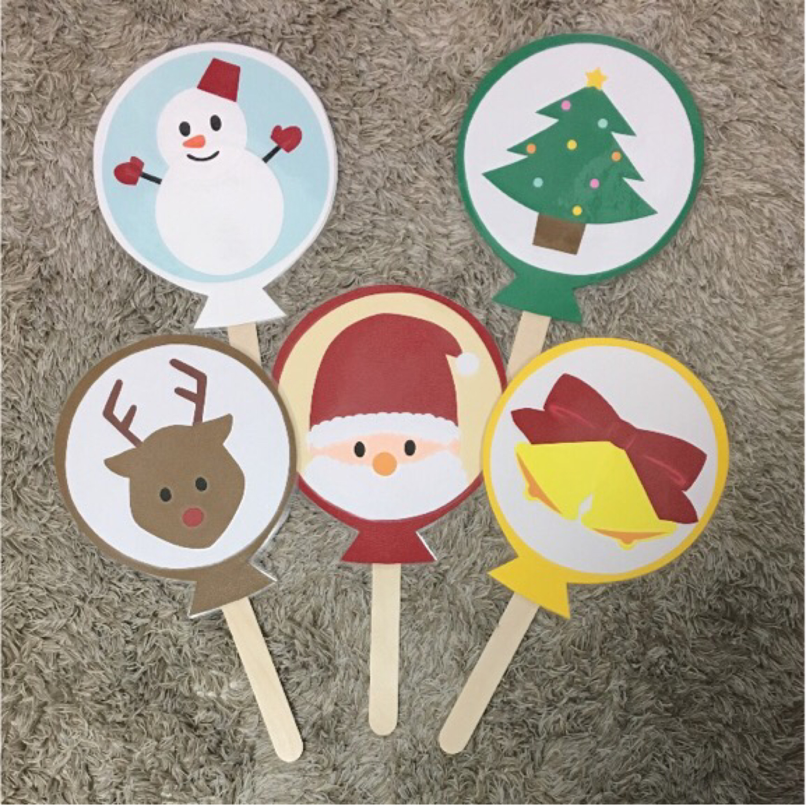 期間限定 クリスマスクイズ ペープサート パネルシアター カット済み 幼稚園 おもちゃ・人形 マロ太 通販 16911784Creema クリーマ