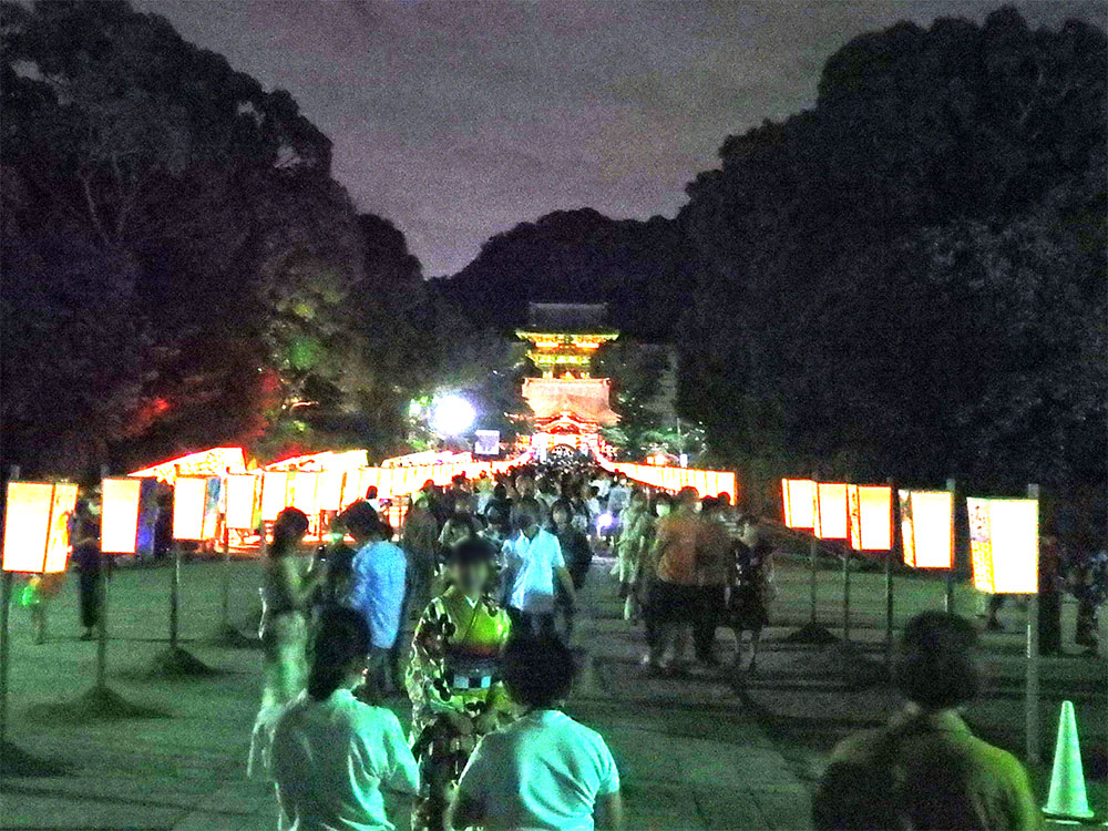 鎌倉散策 ぼんぼり祭り