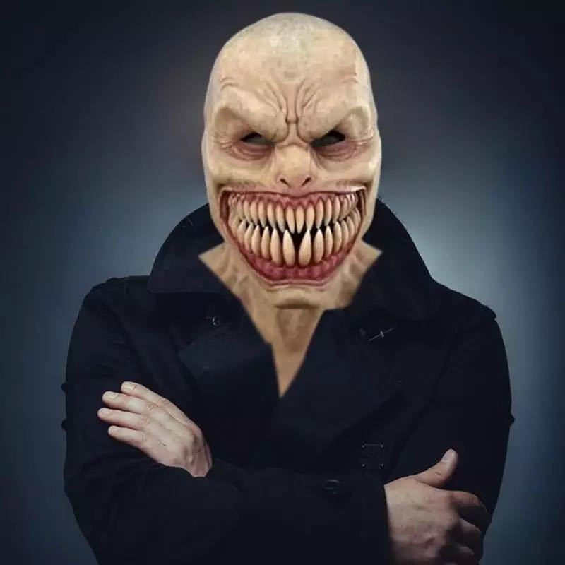 鬼 お面 おめん 般若 白 はんにゃ おに オニ 赤鬼 怖い マスク