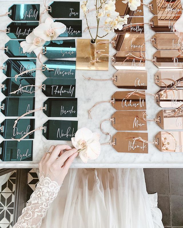 席札 和華ハッピーリーフの席札