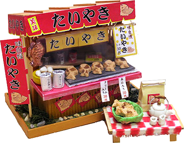 たい焼き屋 ミニチュアお祭り屋台 手作りキット 工作キット 自由研究 - メルカリ